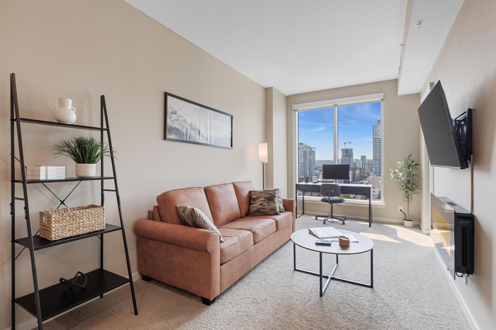 Heart Of Downtown Calgary Spacious Luxury Condo With Stunning Views And Premium Amenities Exteriör bild